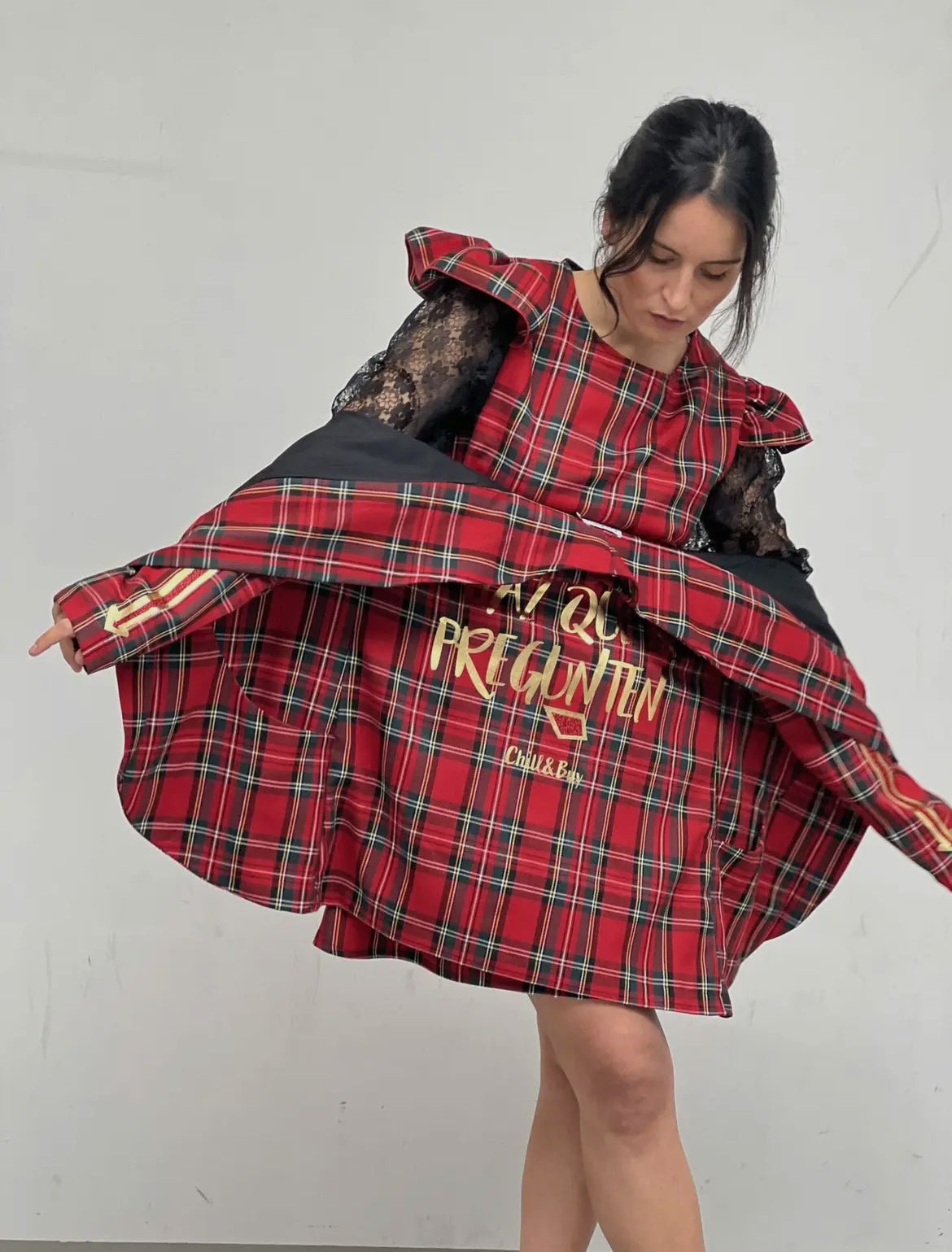 Red Tartan Print Smoking Blazer for Men - Elegant & Stylish Formal Wear for Weddings, Parties & Special Events