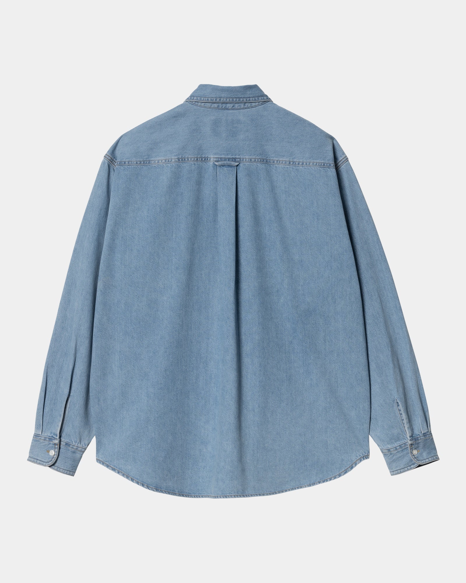 Lucas Shirt for Men - Distressed Blue Denim Button Down Shirt | Casual Wear, Street Style, and Everyday Outfits