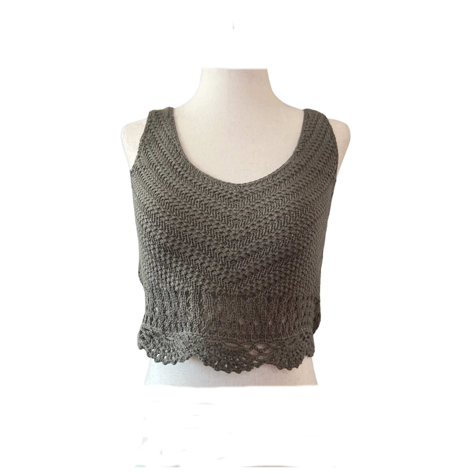 Olive Green V Neck Back Lace Up Knit Crop Top for Women | Sexy Casual Summer T-Shirt | Perfect for Date Night, Beach Outings & Music Festivals