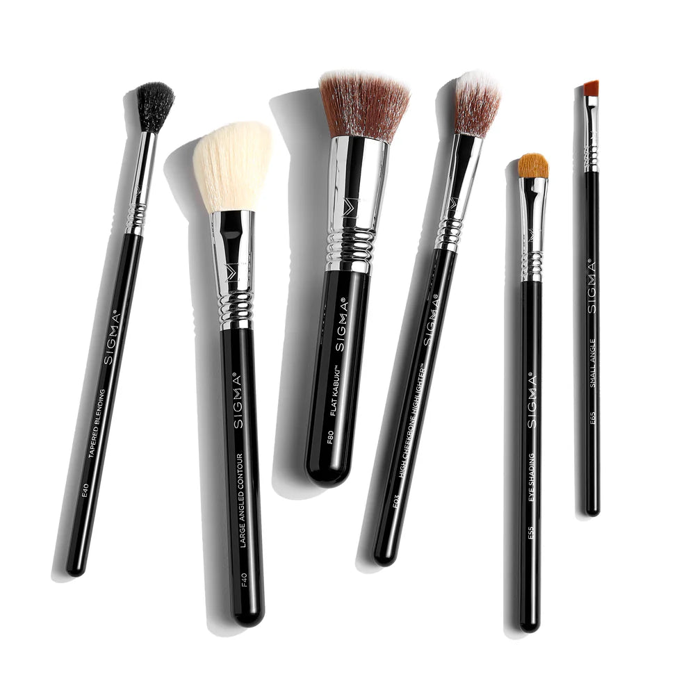 Sigma Beauty F40 Large Angled Contour Brush - Professional Makeup Brush for Face Contouring & Highlighting - Perfect for Everyday Makeup & Special Occasions