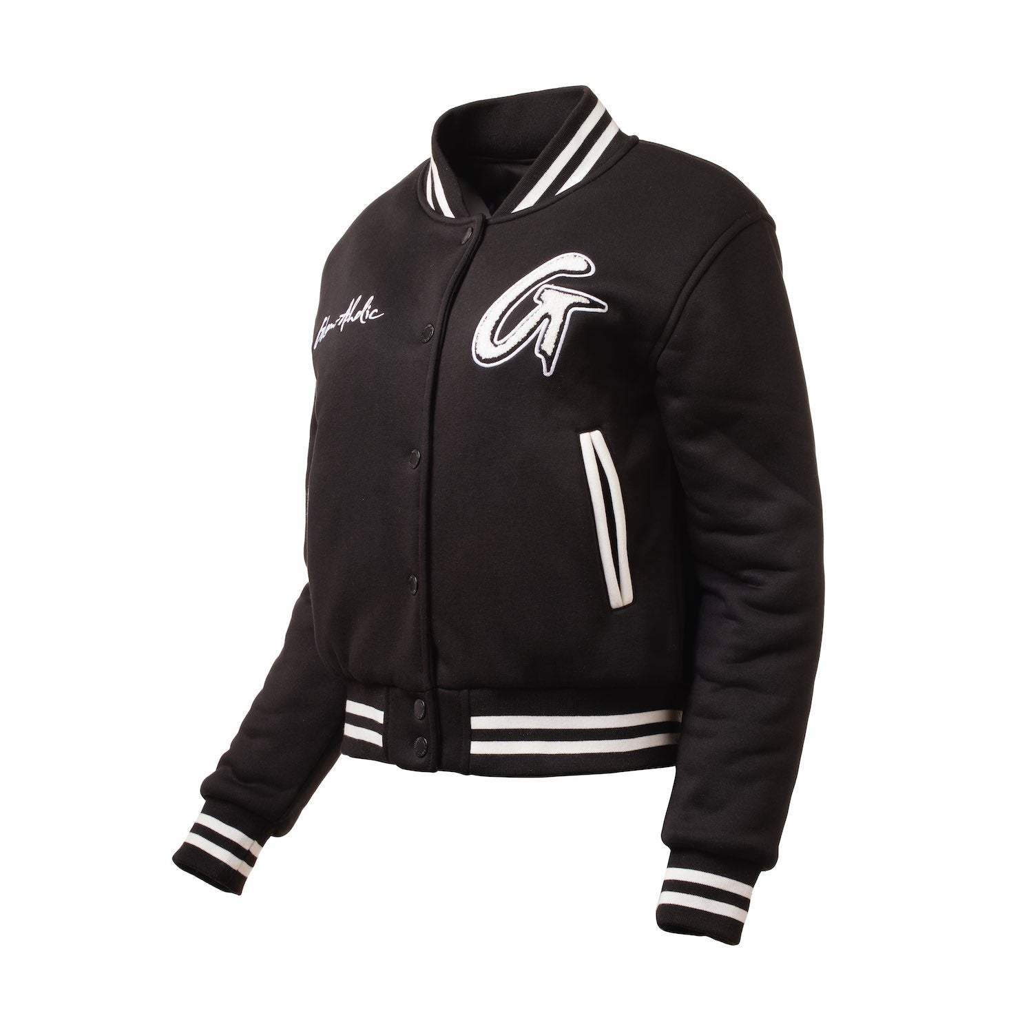 Essential Varsity Jacket for Men & Women - Classic Black Baseball Letterman Jacket - Perfect for School, Sports & Casual Outfits