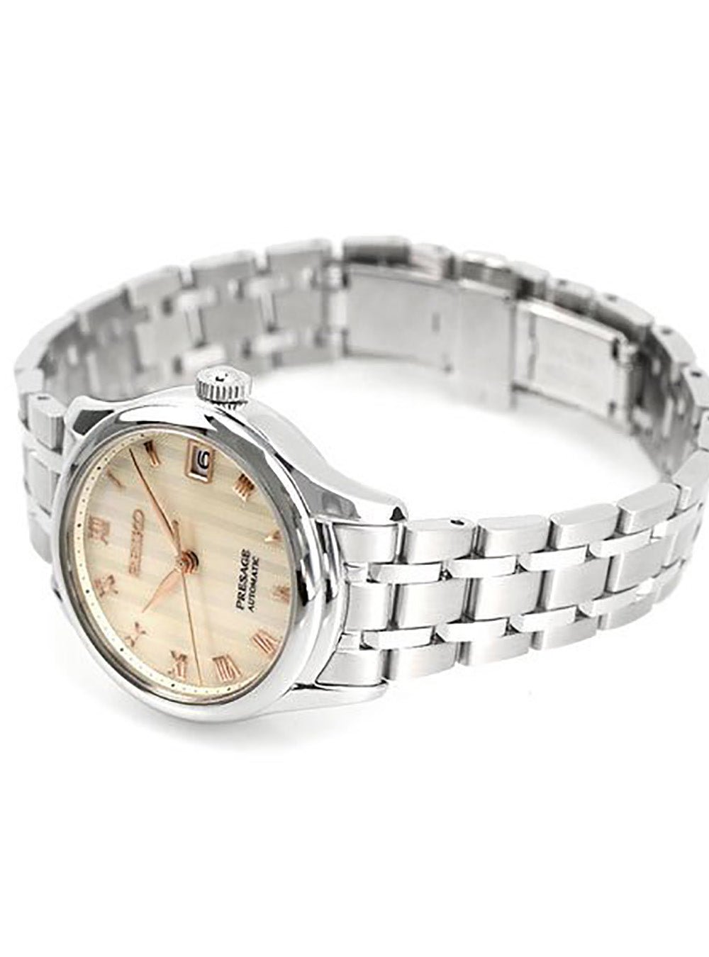 SEIKO PRESAGE SRRY045 Mechanical Watch for Women - Japanese Garden Design, Made in Japan, JDM - Perfect for Formal Events, Office Wear & Luxury Gift Giving
