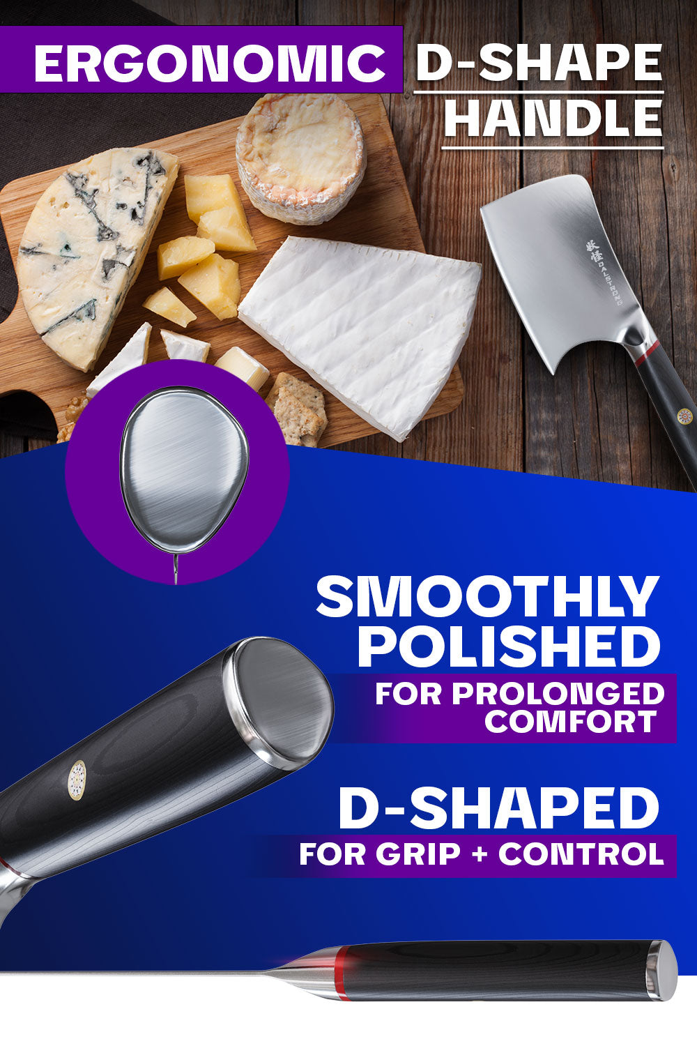 Dalstrong Phantom Series Mini Cleaver Knife 4.5 Inch - Premium Kitchen Knife for Meat Cutting, Vegetable Chopping & Food Prep | Perfect for Home Chefs & Professional Kitchens