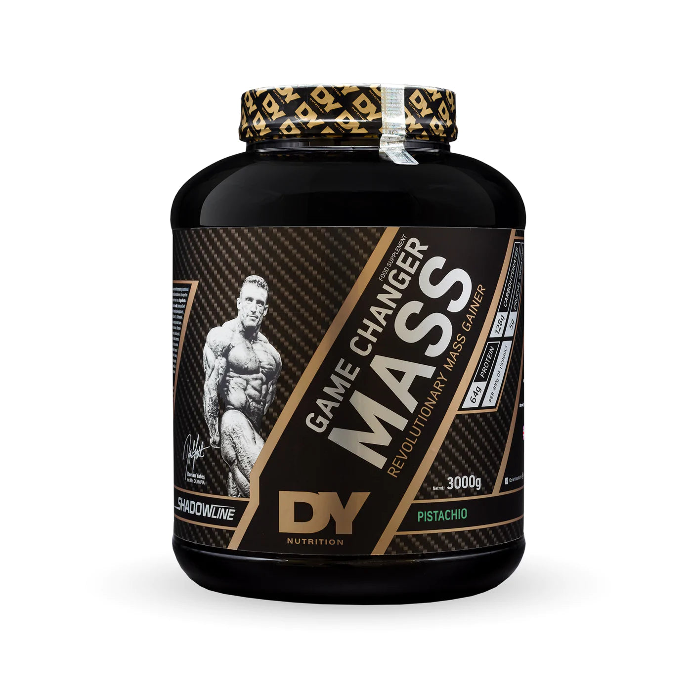 Dorian Yates DY Nutrition Game Changer Mass Gainer 3kg - High Protein Weight Gain Powder for Muscle Building & Recovery - Perfect for Bodybuilders & Athletes