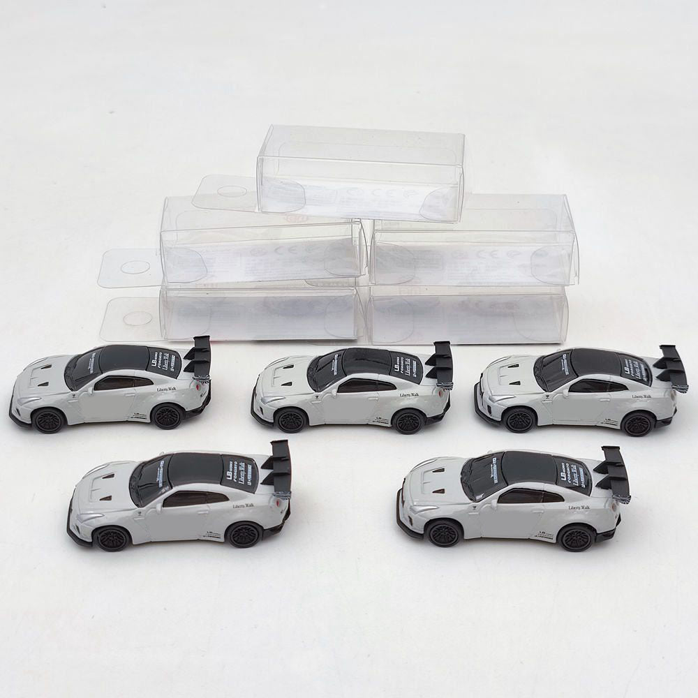 1:87 Scale Nissan GTR 34 Liberty Walk Diecast Model Cars - 5PCS/10PCS Set for Collectors, Toy Car Enthusiasts & Auto Gifts - Perfect for Display, Racing Scenes & Car Collection Showcases