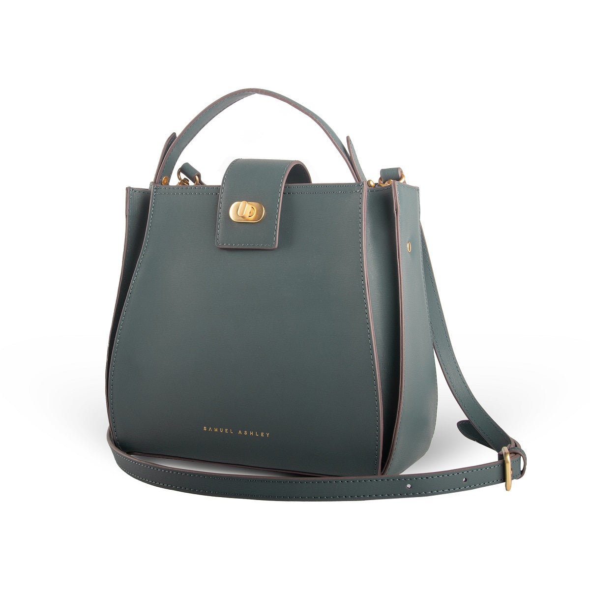 Athena Genuine Leather Bucket Bag for Women - Stylish Crossbody Shoulder Handbag - Perfect for Work, Travel & Everyday Use
