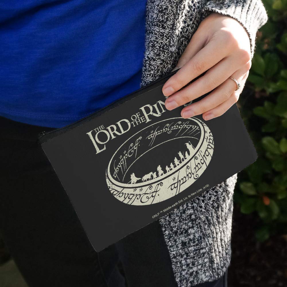The Lord of the Rings The Journey Makeup Bag - Cosmetic Organizer Pouch for Travel, Gym & Daily Use | LOTR Inspired Toiletry Case