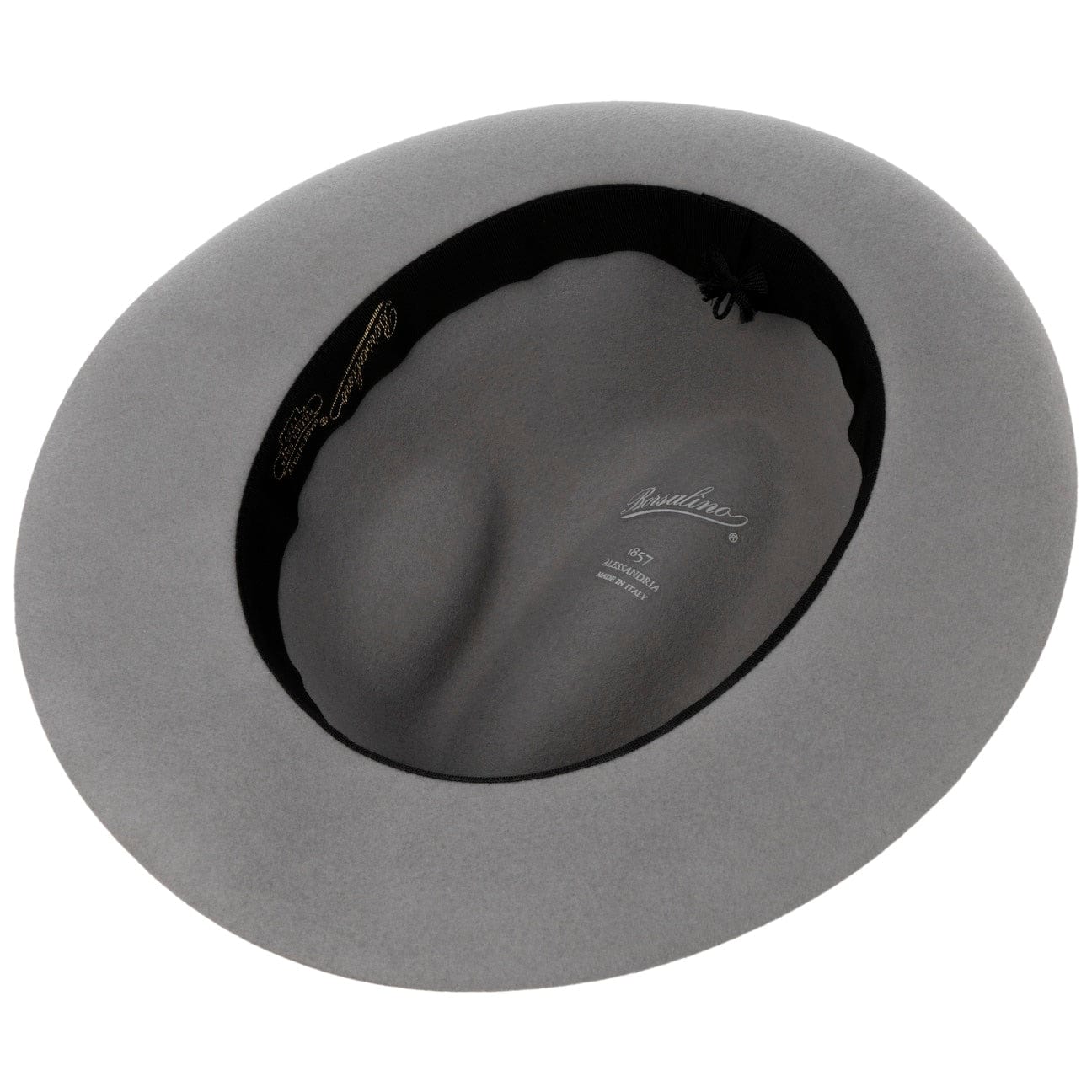 Borsalino Marengo Fur Felt Bogart Hat for Men - Classic Fedora Style for Outdoor, Travel & Formal Occasions