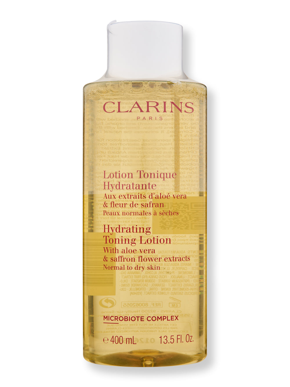 Clarins Hydrating Toning Lotion with Aloe Vera | Alcohol-Free Moisturizing Facial Toner for Dry & Sensitive Skin | Perfect for Daily Skincare Routine & Post-Cleansing Hydration
