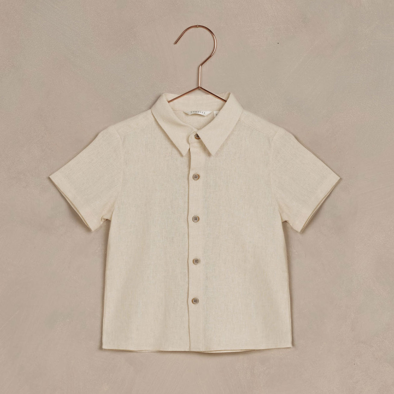Atlas Shirt for Men - 100% Cotton Natural Color Casual Button Down Shirt - Perfect for Office, Business, and Everyday Wear