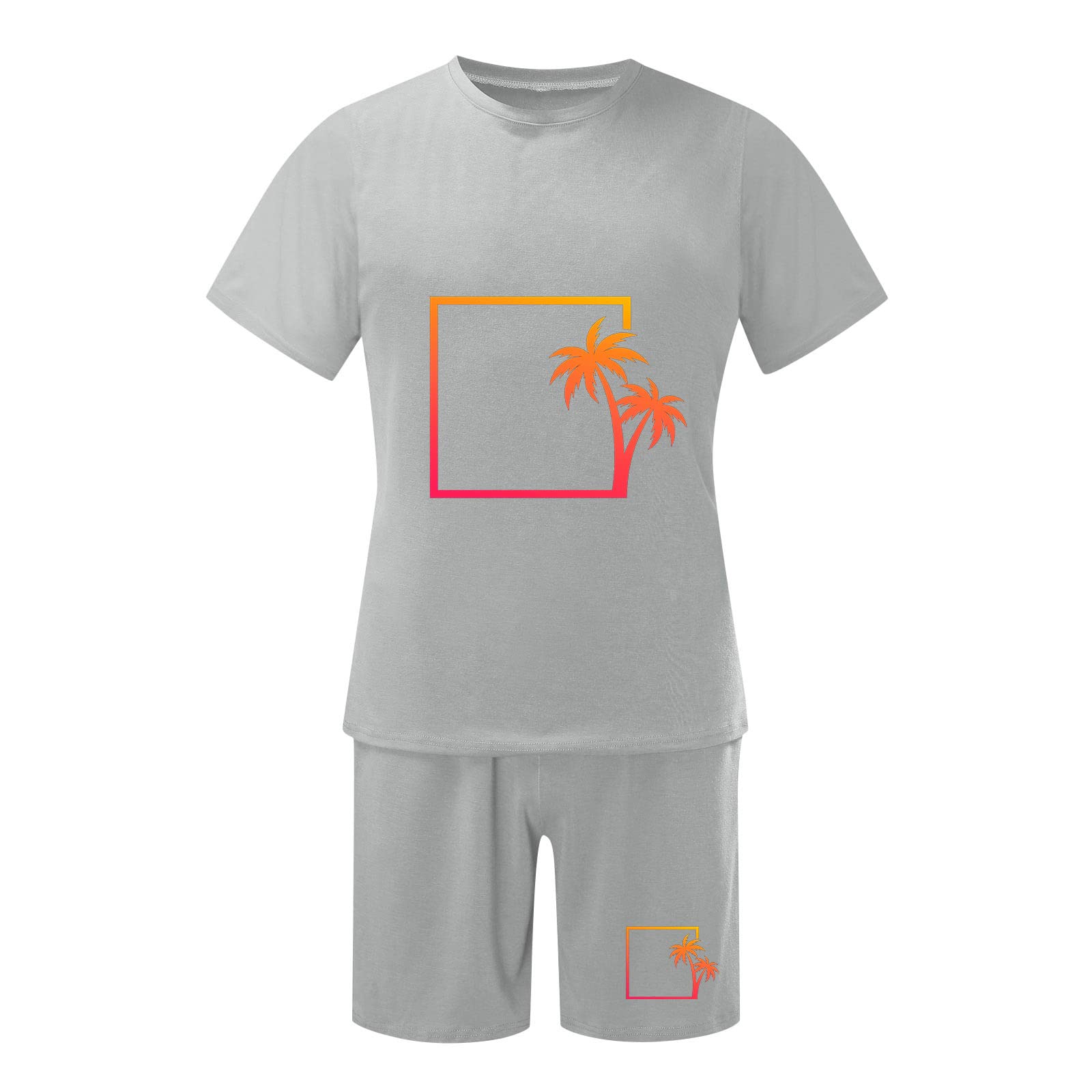 **Men's Quick Dry Lightweight Yoga Outfit Set – Summer Short Sleeve T-Shirt & Athletic Shorts for Workout, Running & Casual Wear**    *(Perfect for Yoga, Gym, Jogging & Outdoor Activities)*