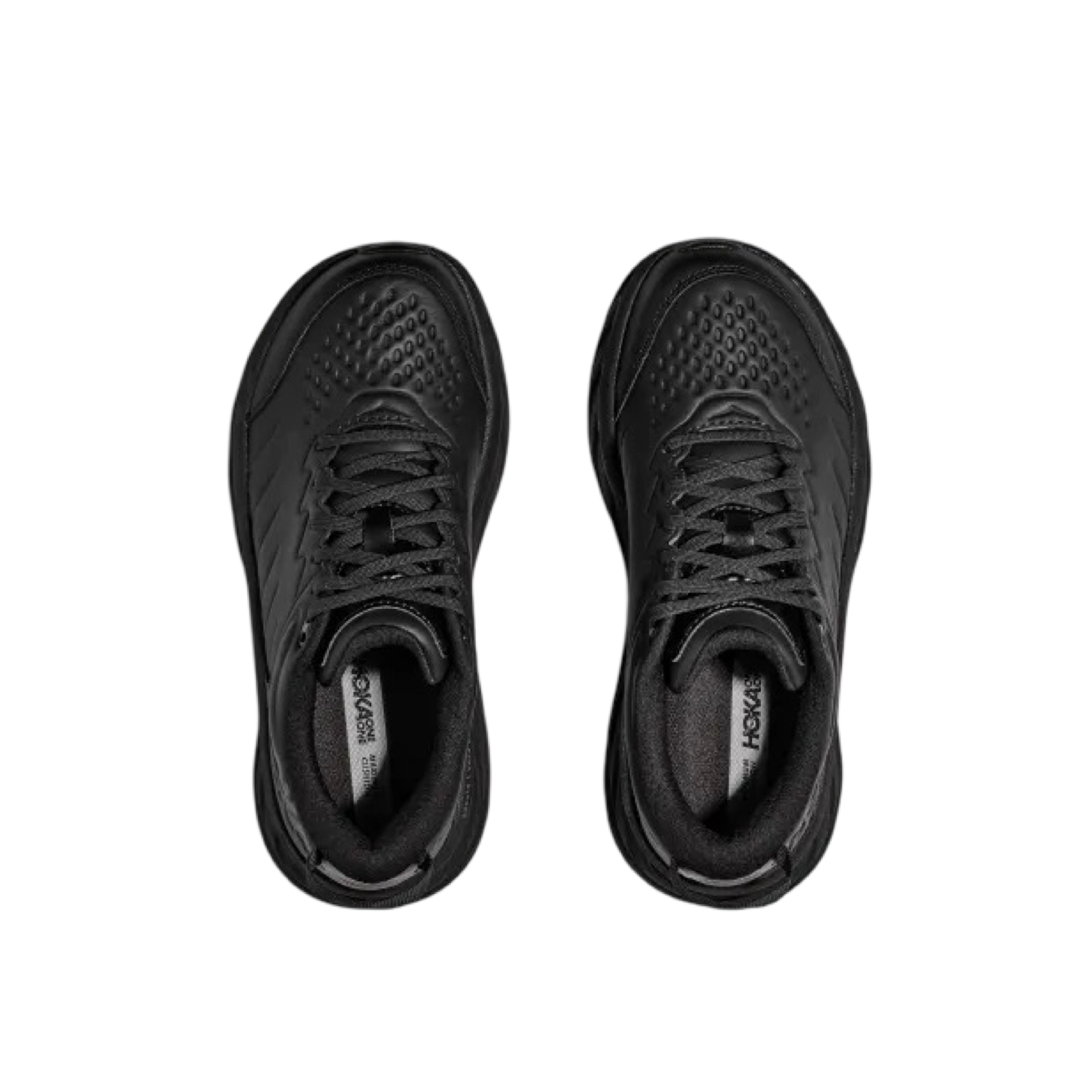 Hoka Bondi SR Men's Running Shoes - Black | Slip-Resistant & Cushioned for Work, Walking & All-Day Comfort