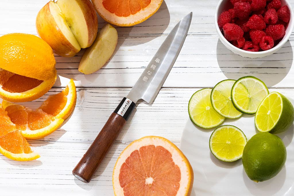 Premium Japanese Chef Knife Set - Gyuto, Santoku, Nakiri & Petty Knives with Full Tang & High Corrosion Resistance - Perfect for Sushi, Meat Cutting & Vegetable Prep in Professional & Home Kitchens