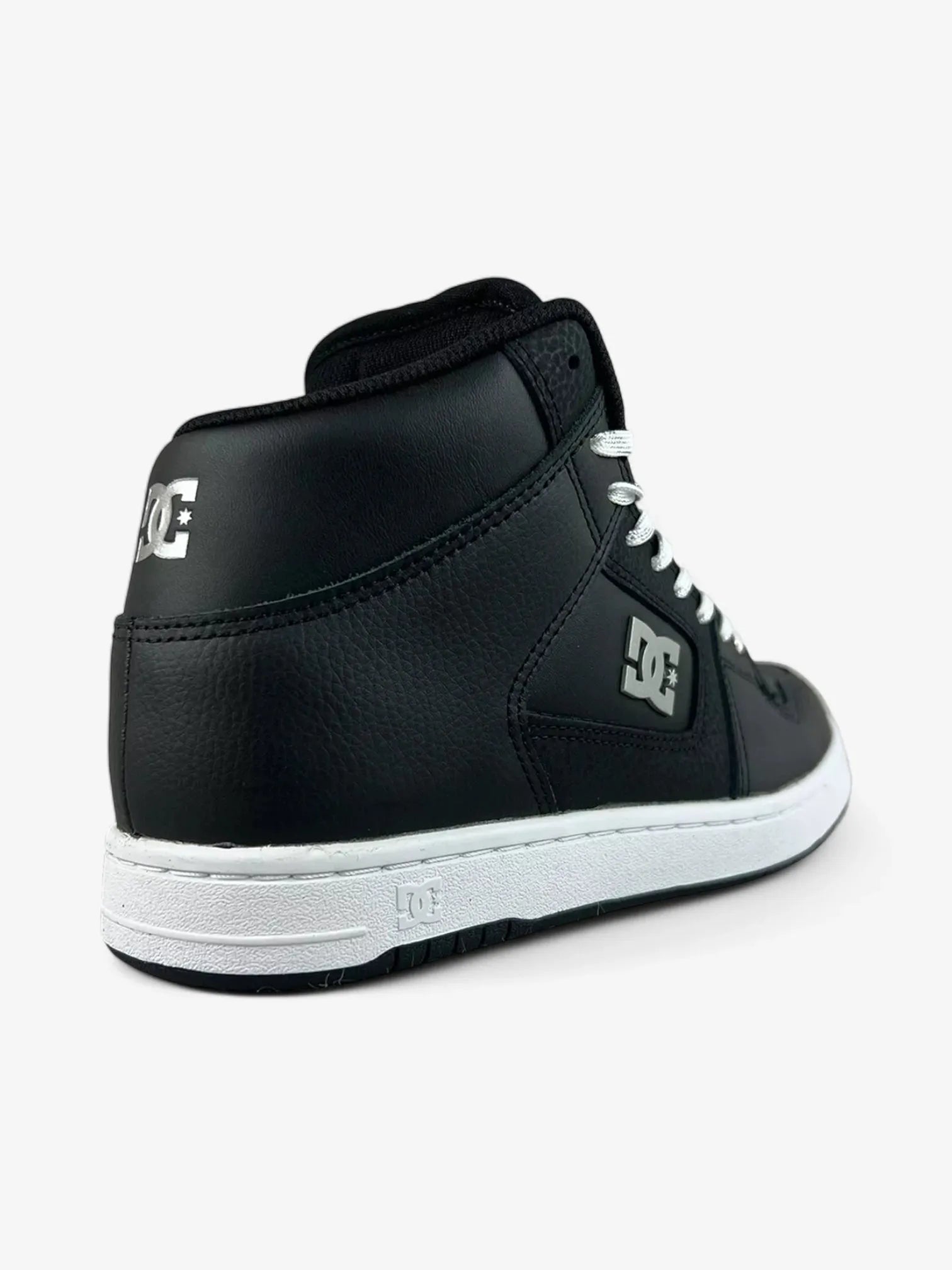 DC Women's Manteca 4 Mid Black Skate Shoes - Comfortable High-Top Sneakers for Skateboarding & Streetwear Fashion