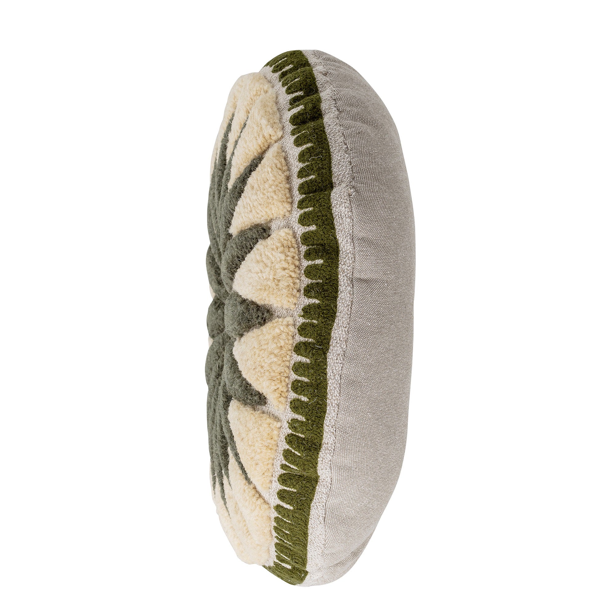 Bloomingville Soft Wool Cushion Cover - Green Decorative Pillow for Sofa, Bed & Living Room - Cozy Home Decor Accent