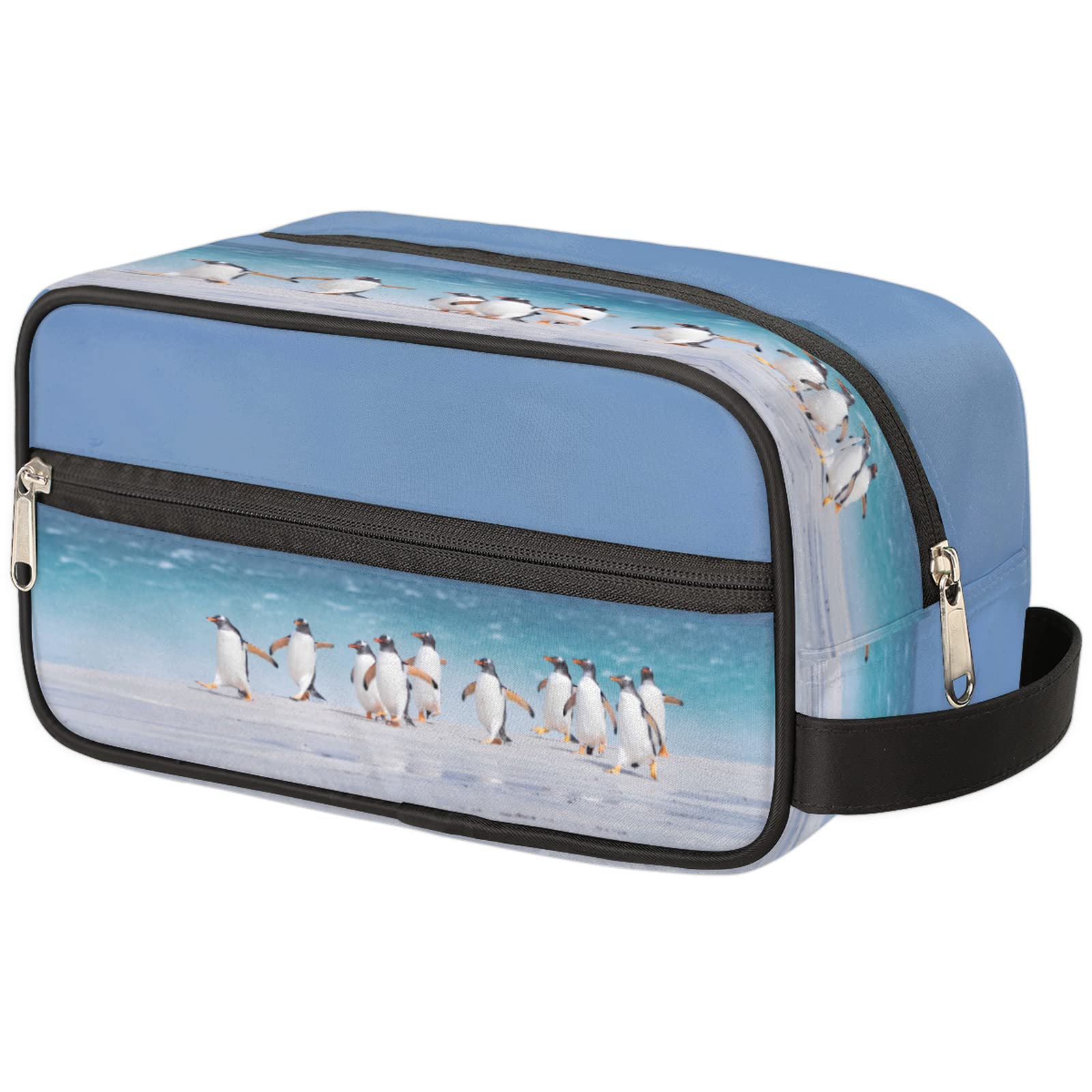Waterproof Travel Toiletry Bag for Men & Women - Large Capacity Cosmetic Organizer for Beach & Shaving Accessories