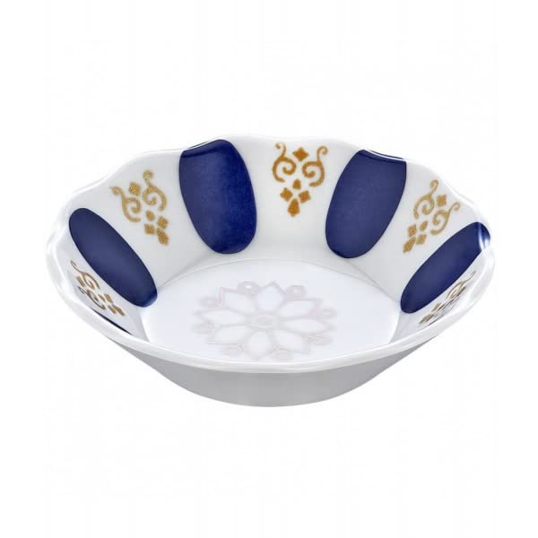 Authentic Turkish Tea Glass Saucers Set - 6 Pcs Blue Melamine Tea Cup Plates (3.9 Inch) Unbreakable Traditional Design for Home, Cafe & Gift - Perfect for Serving Turkish Tea, Coffee & Desserts