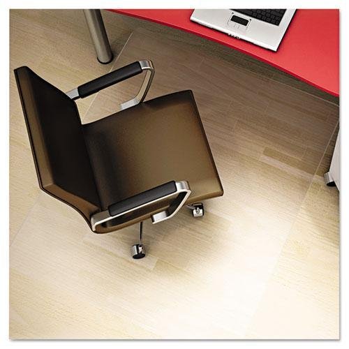 DEFCM21442FPC - Durable Polycarbonate Chair Mat for Hardwood & Tile Floors | Office & Home Workspace Protection