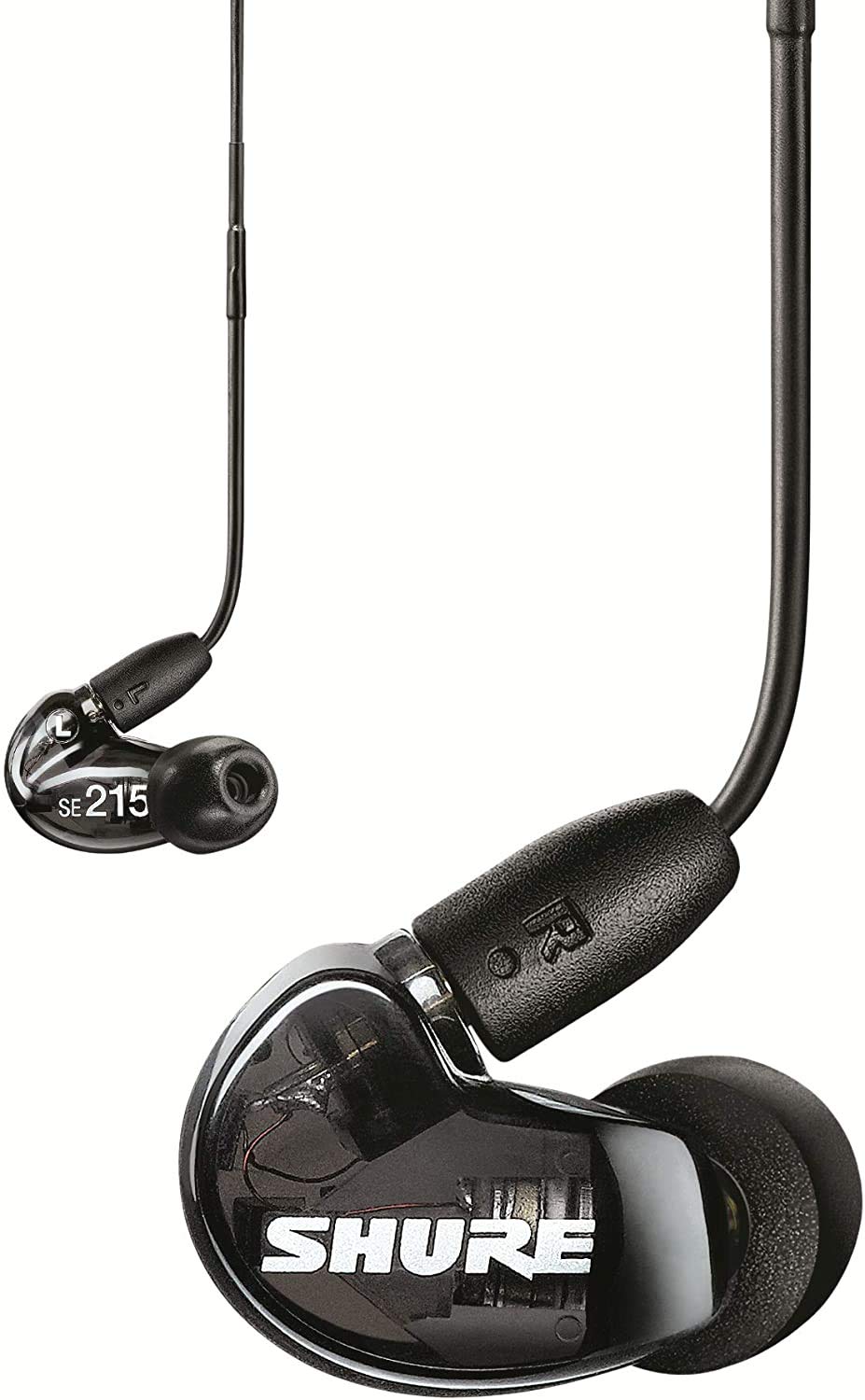 Shure AONIC 215 Wired Earbuds with Triple Flange Sleeves (EATFL1-6) - Noise Isolating In-Ear Headphones for Music, Gaming & Workouts