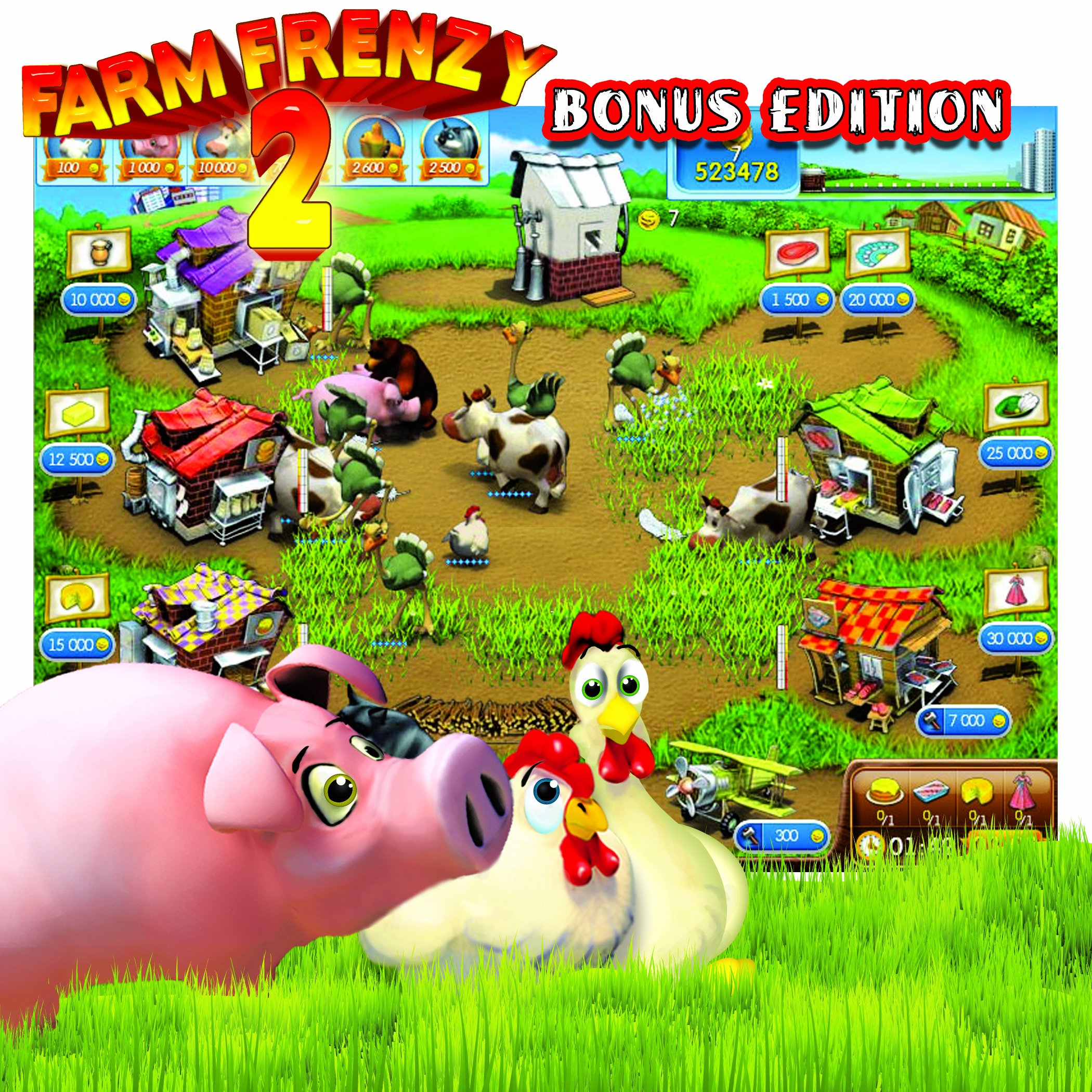 Farm Frenzy 2: Bonus Edition - 5 Exciting Barnyard Games for Family Fun and Stress Relief