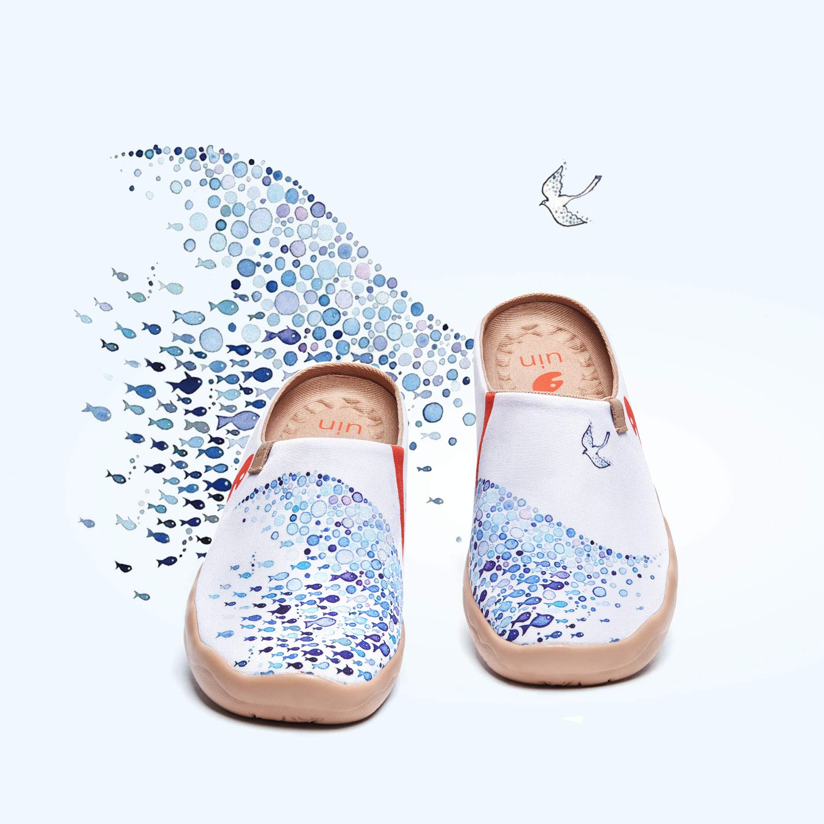 UIN Women's Slip-On Mules - Comfortable & Stylish Casual Shoes for Walking, Travel, and Everyday Wear