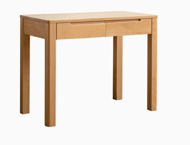 Premium Solid Wood Office Desk - Oak & Beech - Modern Home Office Furniture for Remote Work & Study