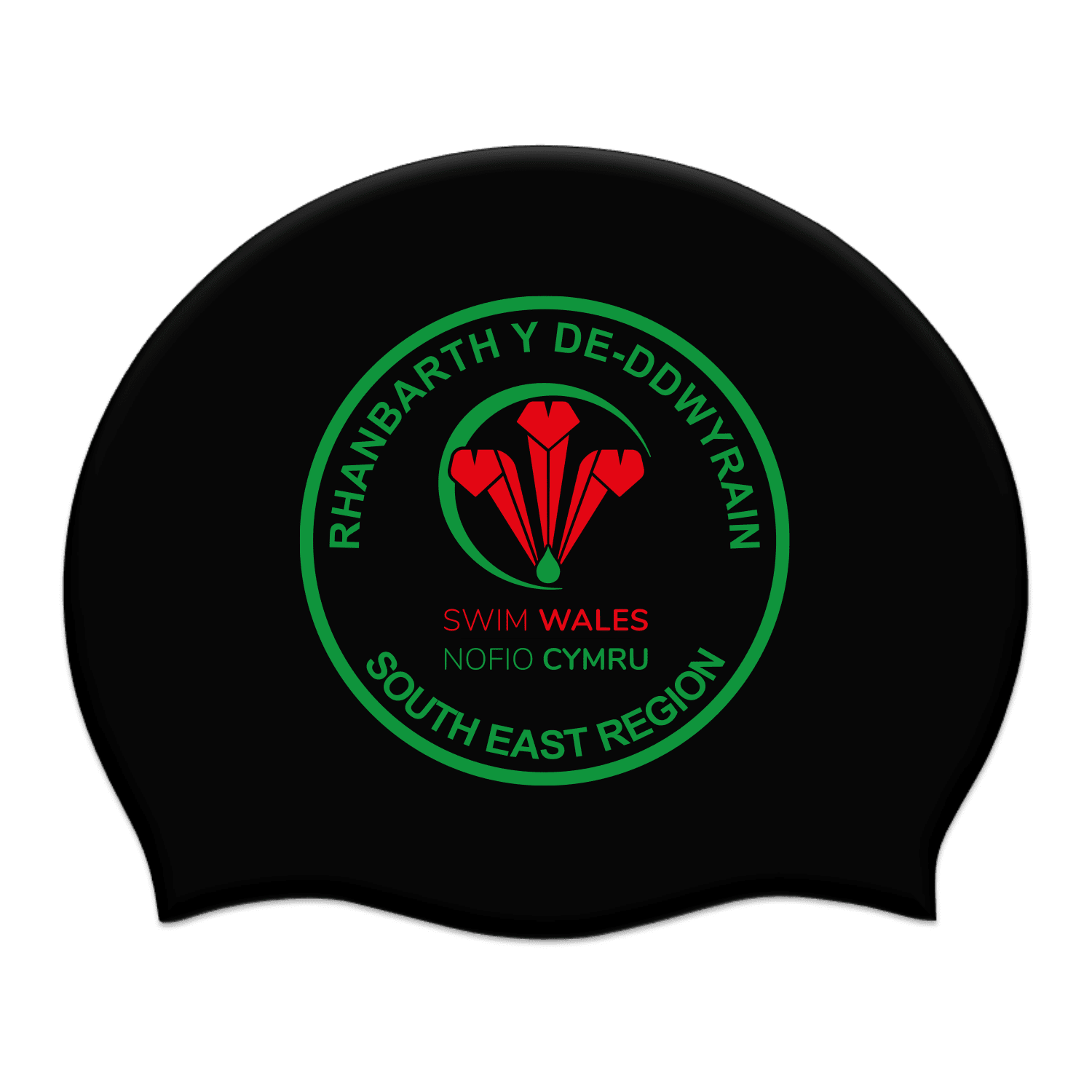Premium Silicone Suede Swimming Cap - Black | Comfortable & Durable Swim Cap for Competitive & Training Use | Ideal for Pool, Open Water & Triathlon Swimming