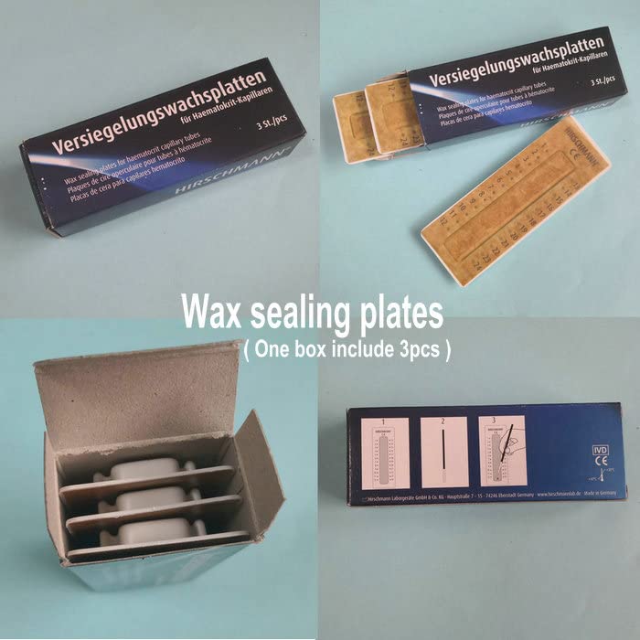 1000pcs 75mm/75ul Glass Capillary Tubes for Blood Collection - Heparinized (Red) - Medical Lab Supplies for Hematology, Blood Testing & Clinical Diagnostics