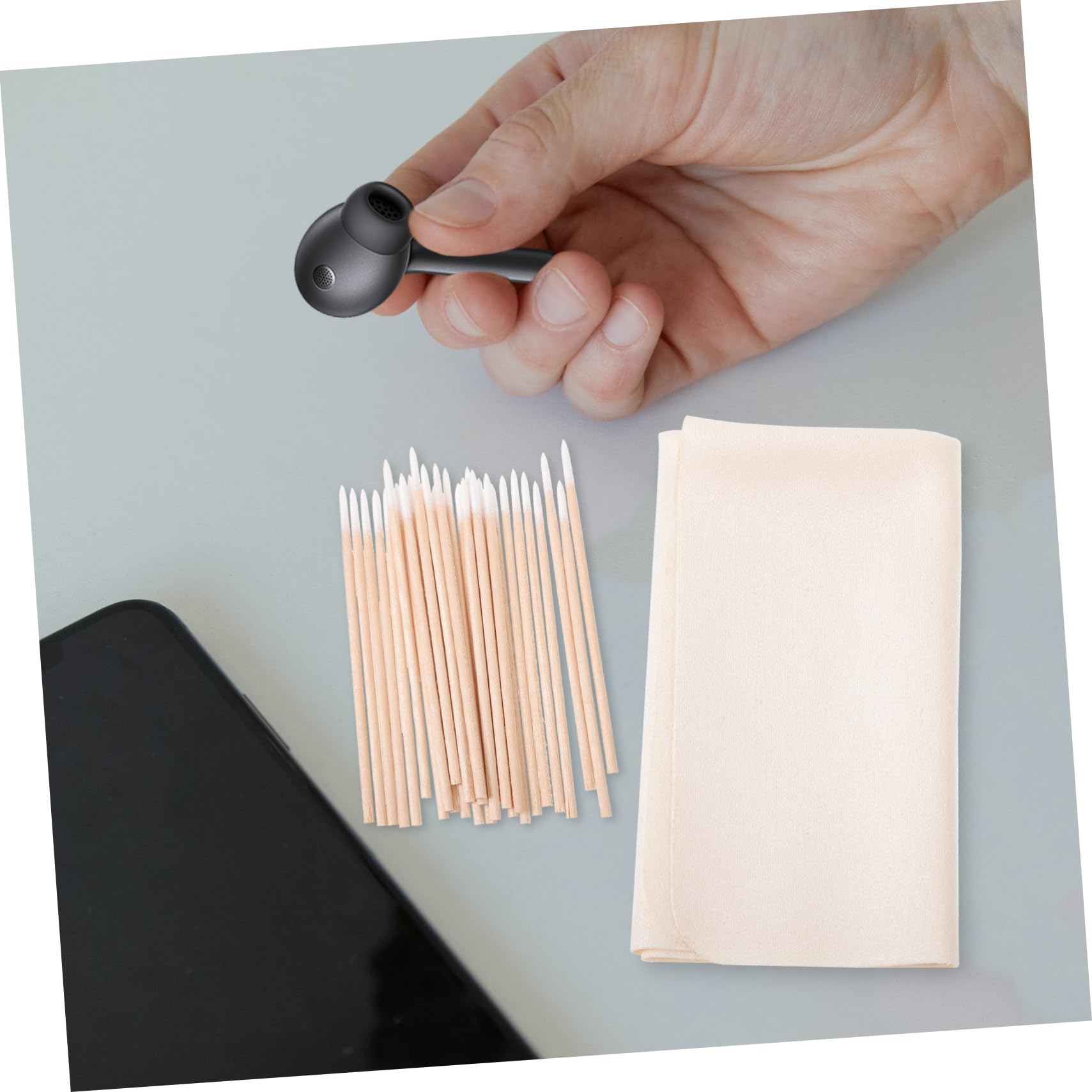 PartyKindom 8-Piece Headset Cleaning Kit - Professional Headphone & Earbud Cleaner with Hole Cleaning Tools | Perfect for iPhone, AirPods, Samsung Galaxy Buds & Wireless Headphones | Home & Office Use