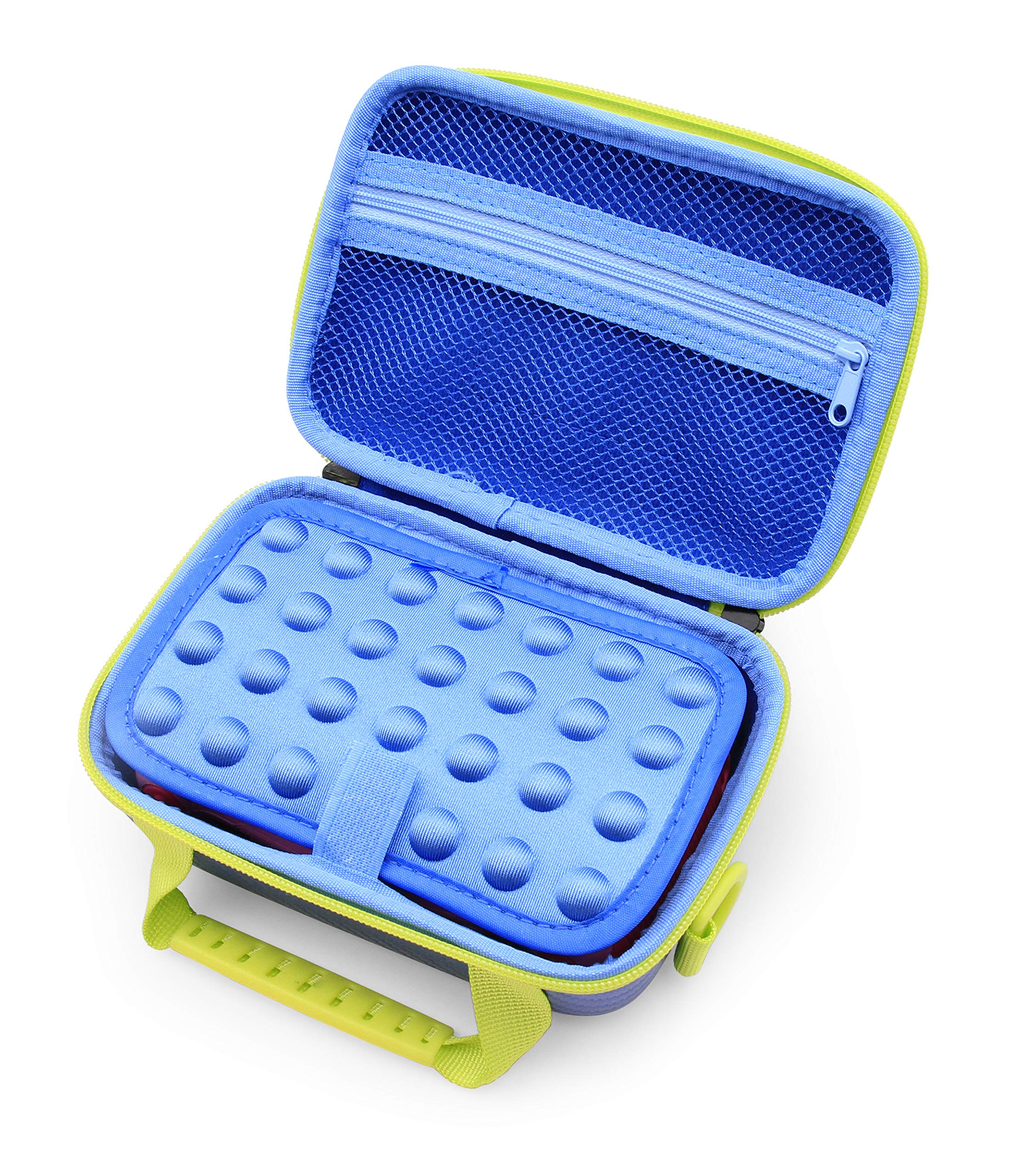 CASEMATIX Protective Camera Case for VTech KidiZoom Camera - Shockproof Travel Storage with Shoulder Strap & Padded Interior (Blue) | Perfect for Kids' Travel, Outdoor Adventures & School Projects