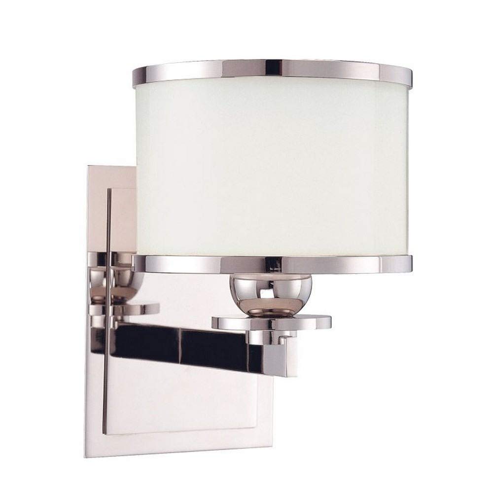 Hudson Valley Lighting 6101-PN Basking Ridge 1-Light Bath Vanity Fixture - 7.75