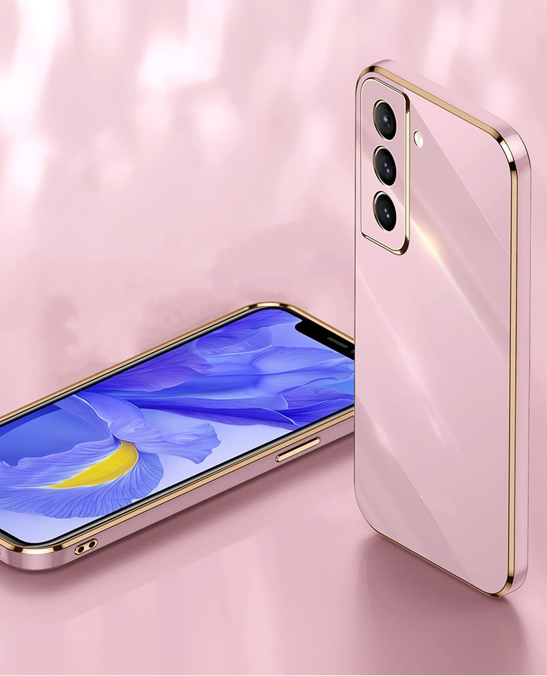 Cute Pink TPU Protective Case for Samsung Galaxy S21+ Plus 5G (6.7