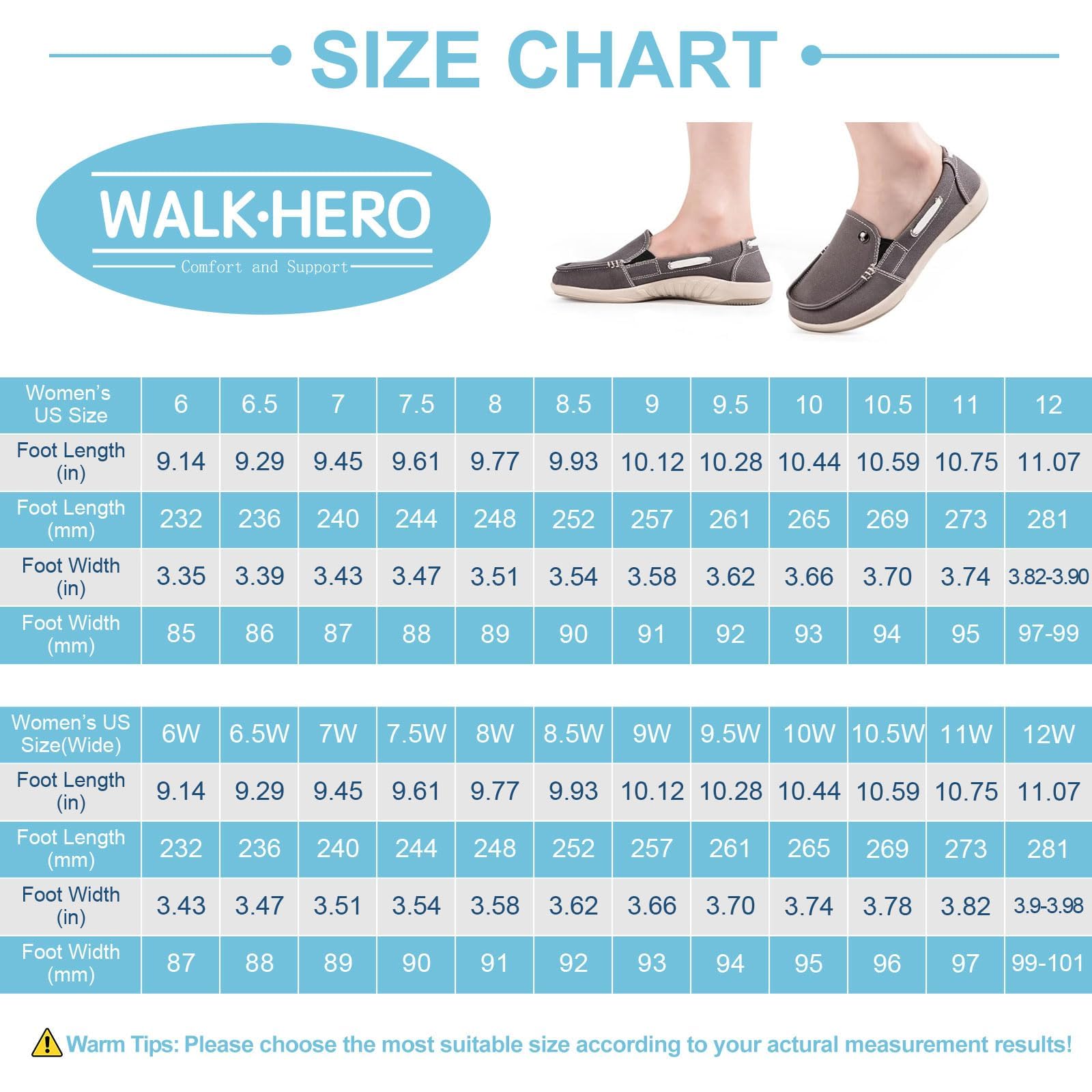 Women's Slip-On Loafers - Comfortable Boat Shoes with Arch Support for Plantar Fasciitis - Breathable Canvas Sneakers for Daily Walking & Casual Outfits - Perfect for Work, Travel & Errands