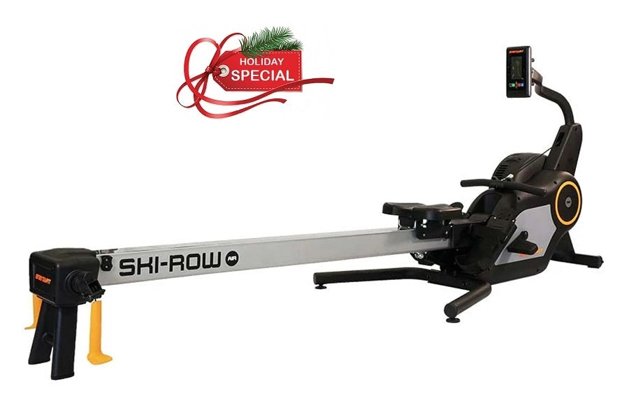 SKI ROW AIR Rowing Machine - Premium Home Fitness Equipment for Full Body Workout | Perfect for Indoor Cardio Training & Strength Building