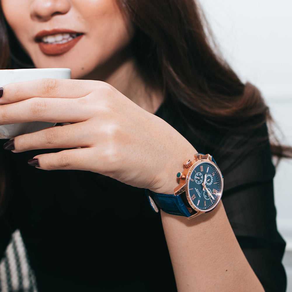 Aries Gold Urban Eternal G 103 RG BU - Stylish Rose Gold Watch for Men & Women - Perfect for Business, Casual & Formal Occasions