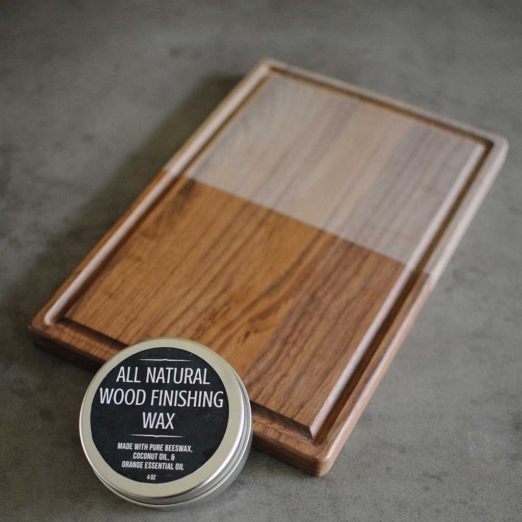 Premium Coconut Cutting Board Oil 8oz & Walnut Wood Cutting Board 8x12 Inch - Natural Wood Conditioner for Kitchen, Butcher Blocks, and Countertops