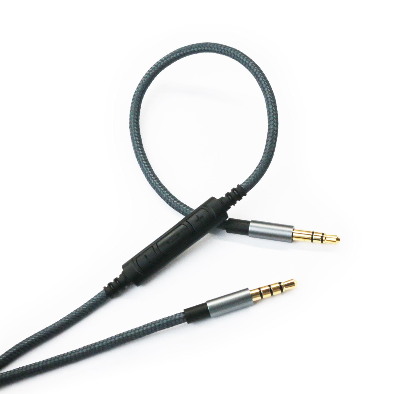 NewFantasia 3.5mm Male to Male Audio Cable - Compatible with Skullcandy Hesh/Hesh2/Hesh3/Crusher/Grind Headphones - Volume Control & Mic for Samsung Galaxy & Android Phones - Perfect for Gaming, Music & Hands-Free Calls