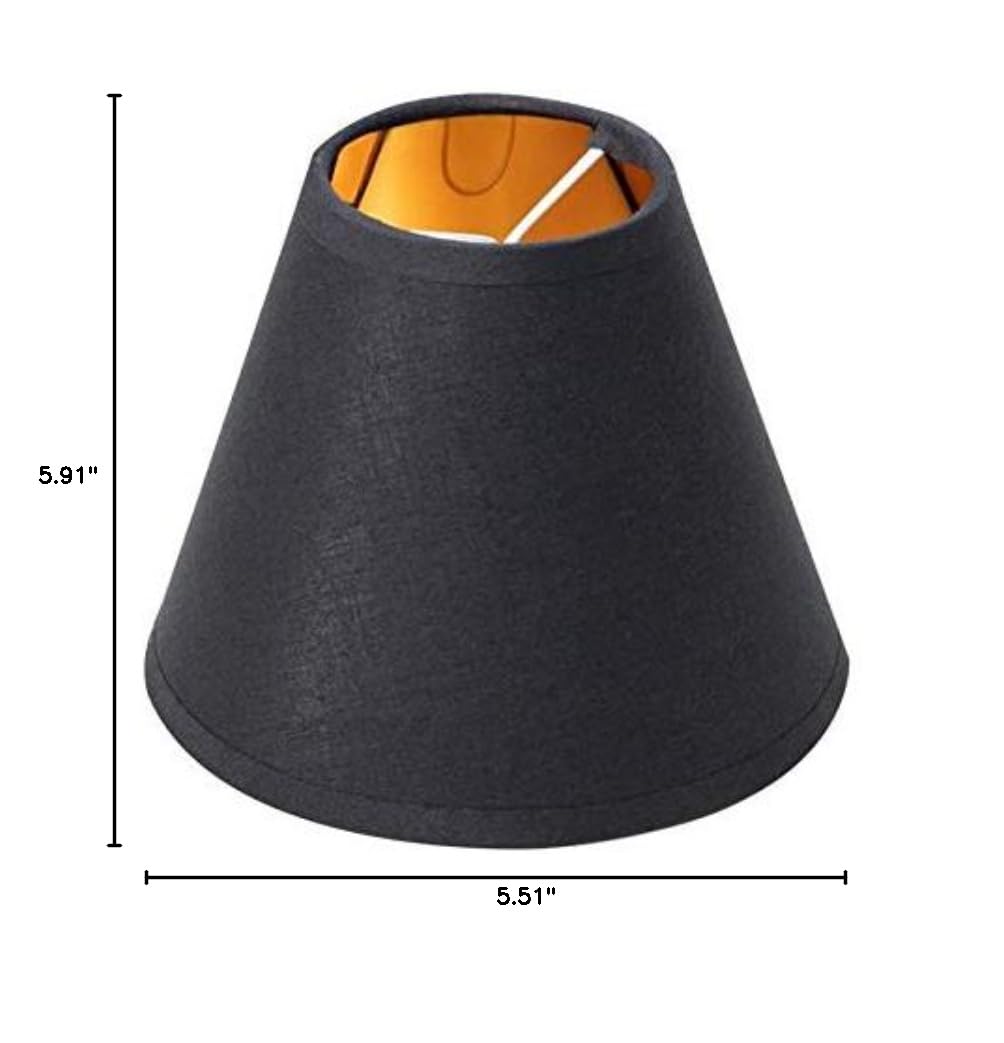 Bubble Lamp Shade - Black Cloth Ceiling Light Cover for Home Decor, Living Room, Bedroom & Office Lighting Accessories