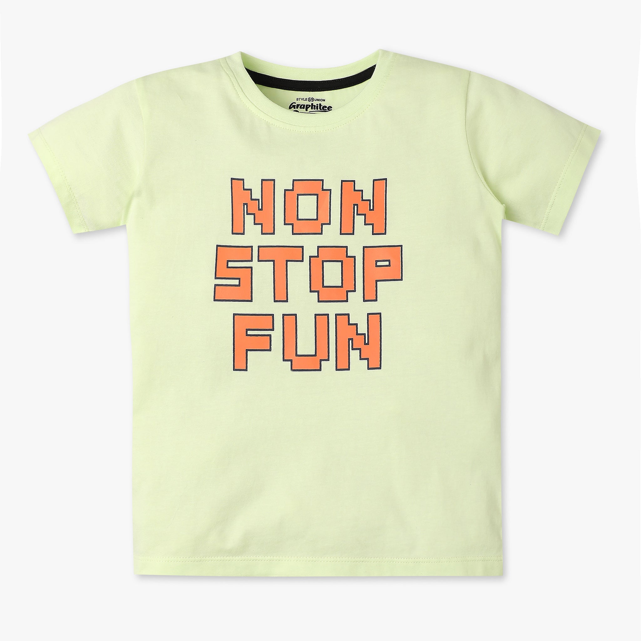 Trendy Boys Graphic Crew Neck Half Sleeve T-Shirt - Cool Cotton Tee for Kids - Perfect for School, Playdates & Casual Outings