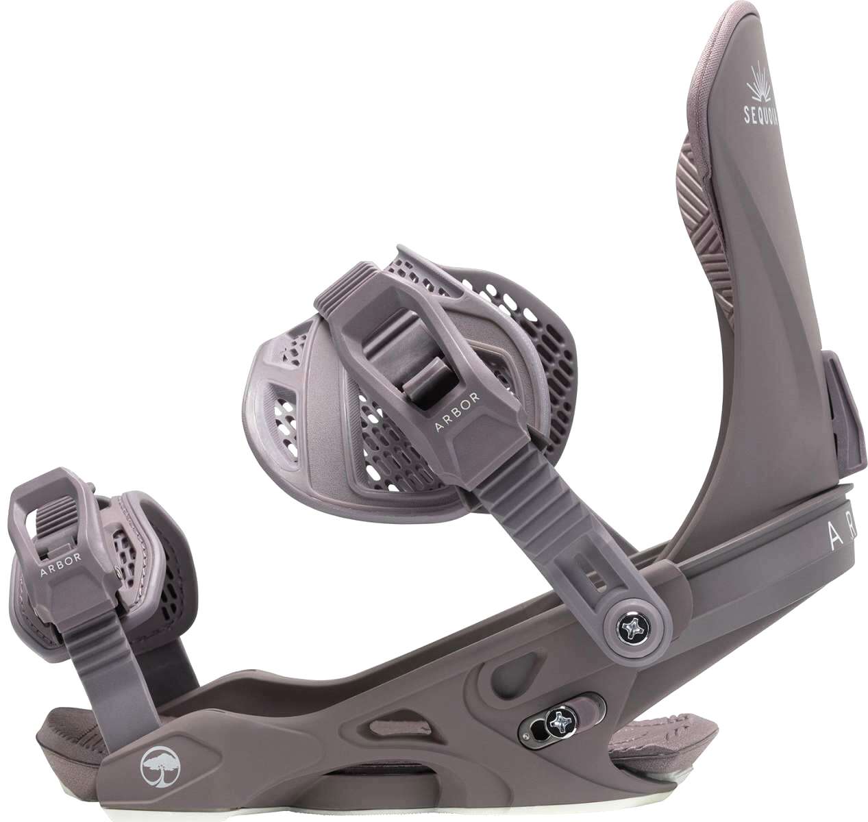 Arbor Women's Sequoia Snowboard Bindings 2023 - Premium Adjustable Bindings for All-Mountain Riding | Perfect for Freestyle & Powder Snowboarding