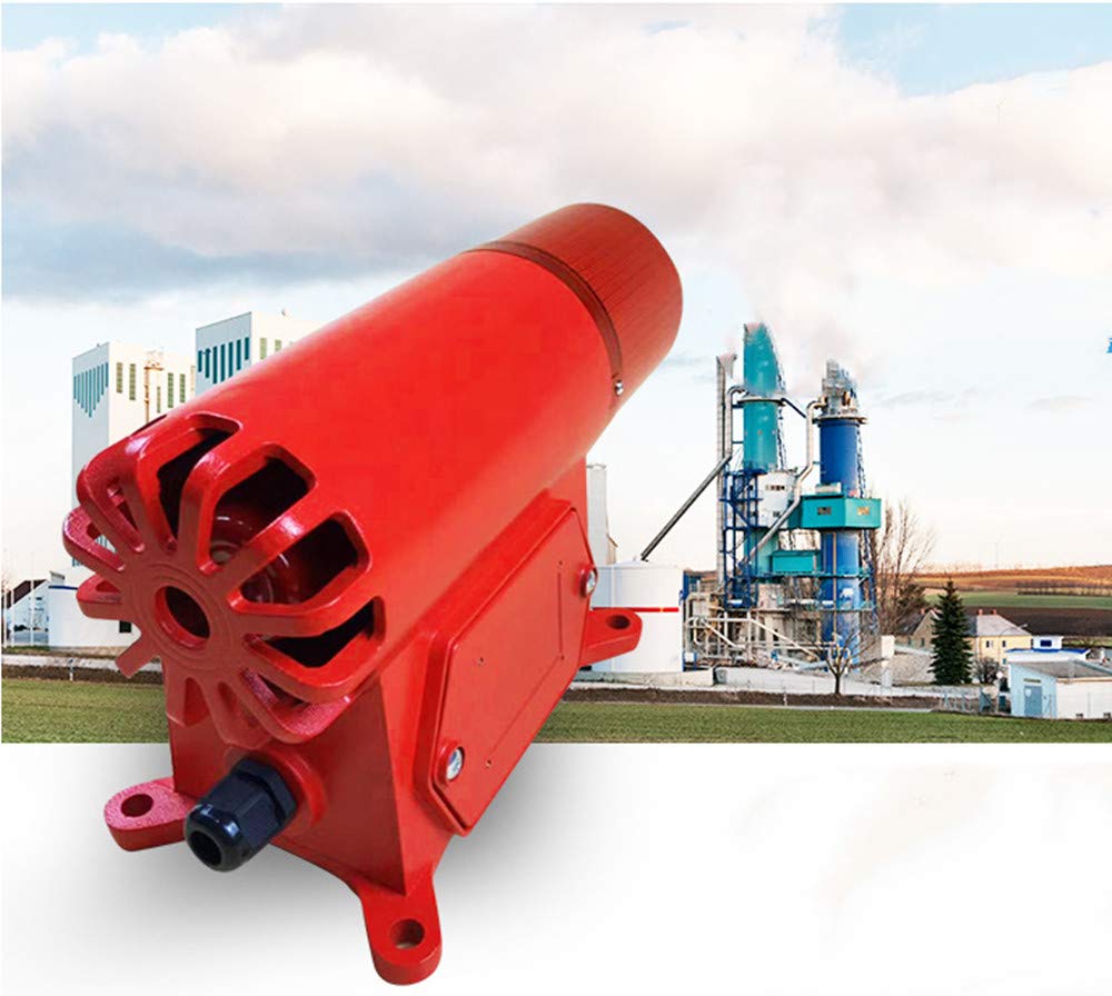Industrial Crane Warning Light & Siren Alarm - 110V AC LED Rotating Beacon with Sound for Port Equipment, Mining, Smelting Terminals - Emergency Alert System for Workplace Safety