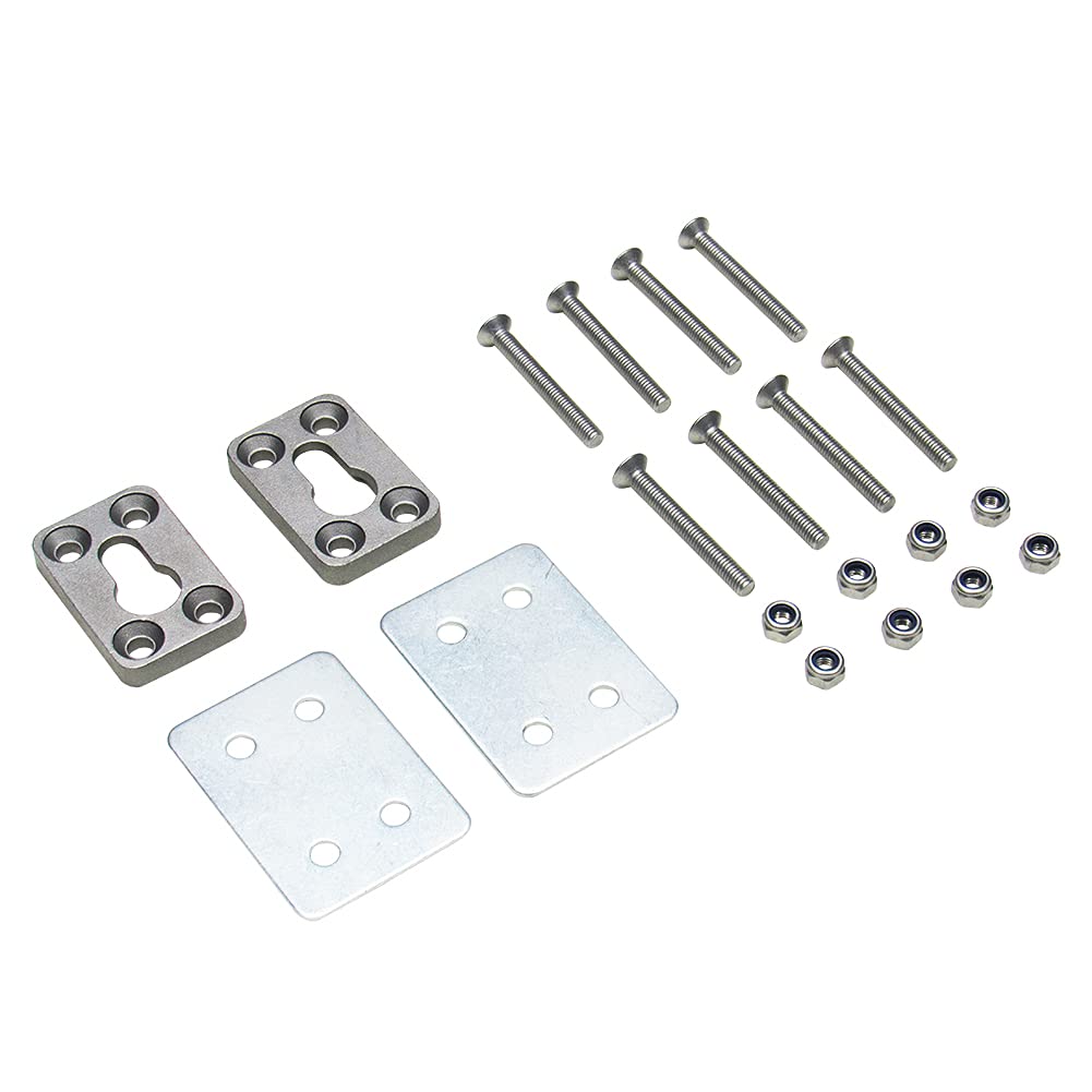 Pit Posse 110212 Motorcycle Removable Wheel Chock Hardware Kit - Compatible with Pingel Models | Spare Nuts & Bolts Set | Mounting Accessories for Motorcycles & Automotive | Perfect for Garage Storage & Bike Maintenance
