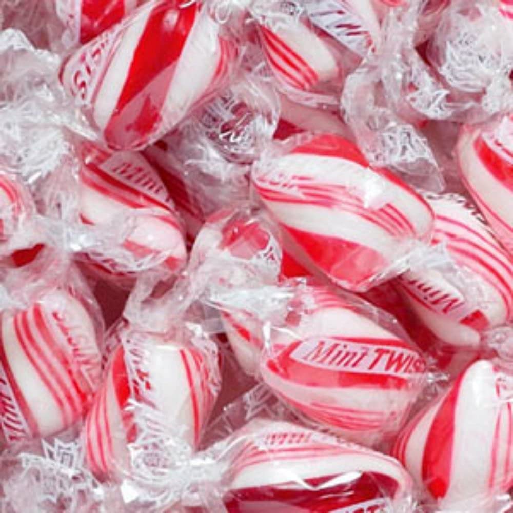 Peppermint Red & White Striped Candy Canes - 5lb Bulk Pack (Individually Wrapped) - Perfect for Christmas Stockings, Holiday Parties & Candy Buffets