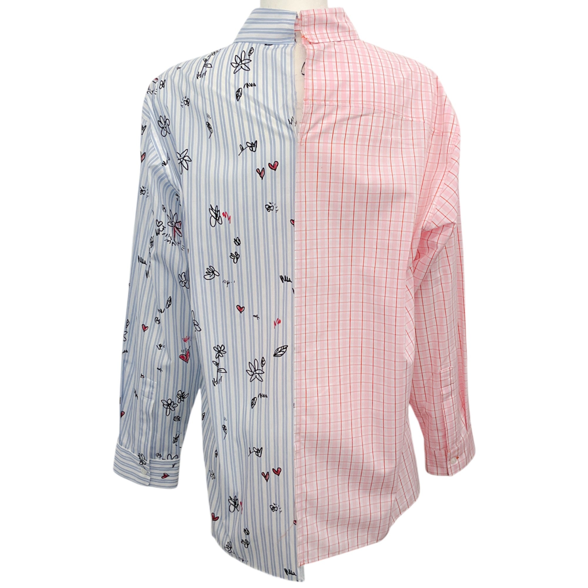 Marni Magic Garden Printed Asymmetric Blouse - Women's Floral Fashion Top for Casual Wear & Special Occasions