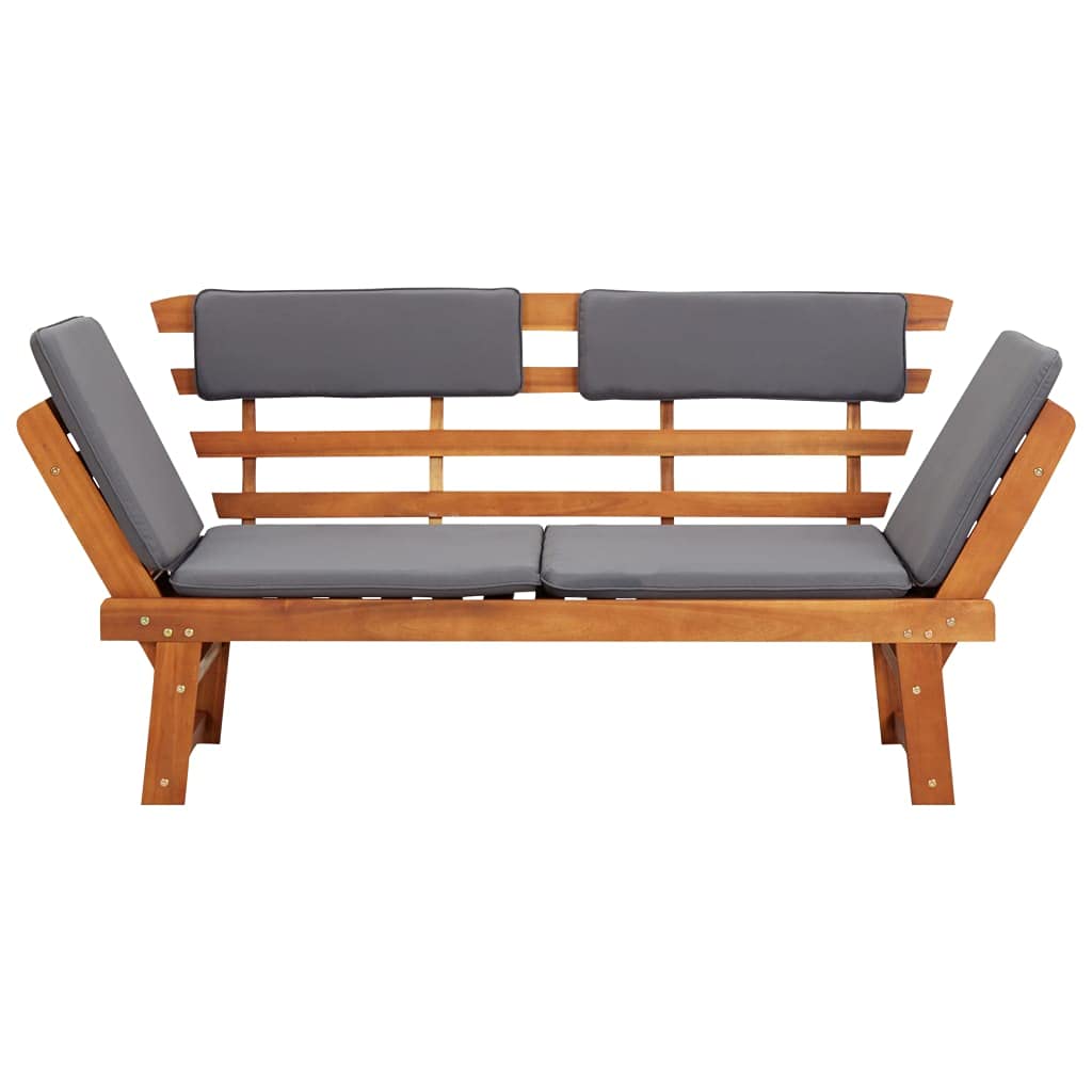 2-in-1 Patio Daybed & Outdoor Convertible Sofa - 74.8