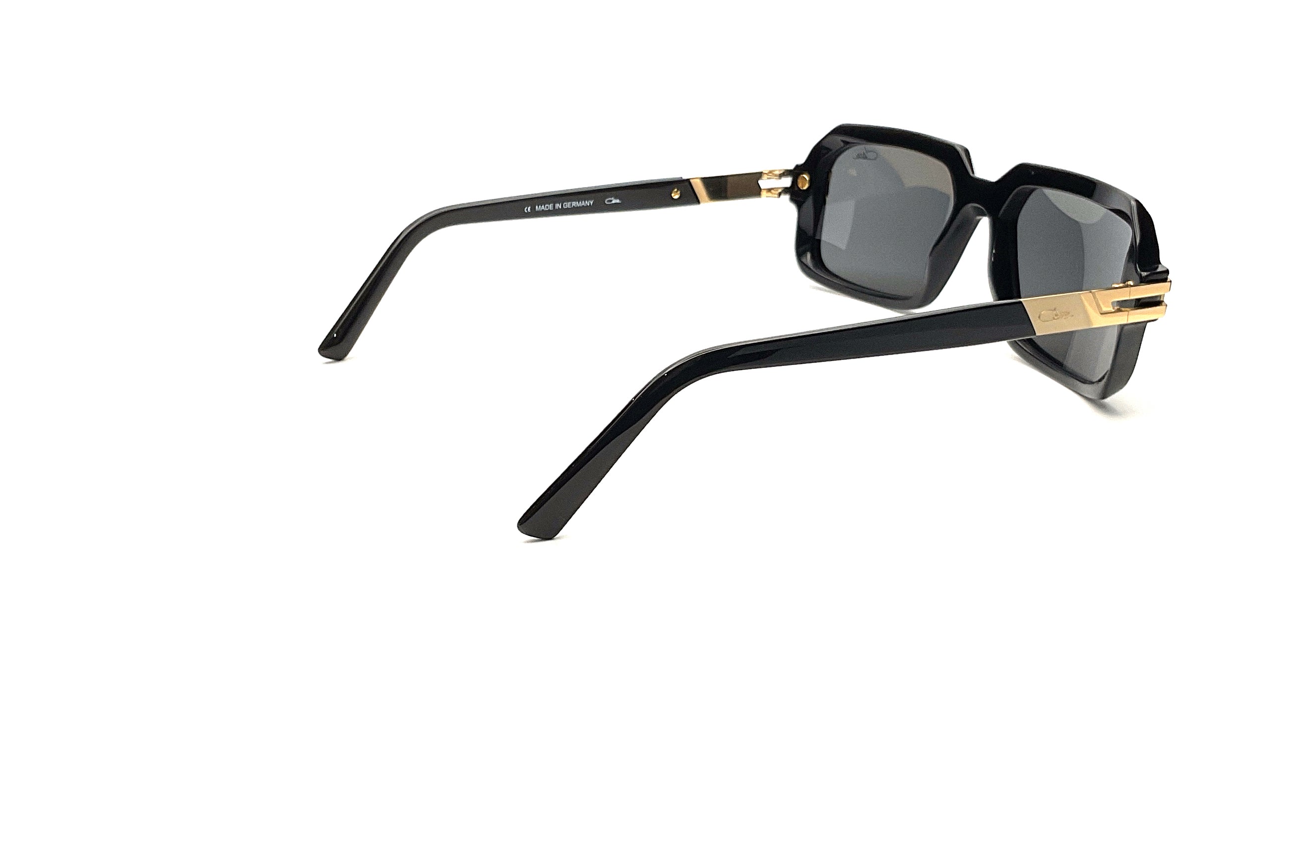 Cazal 6037/3 Sunglasses - Black/Gold Frame, UV Protection, Retro Style for Men & Women - Perfect for Outdoor Activities, Driving, and Fashion Accessories