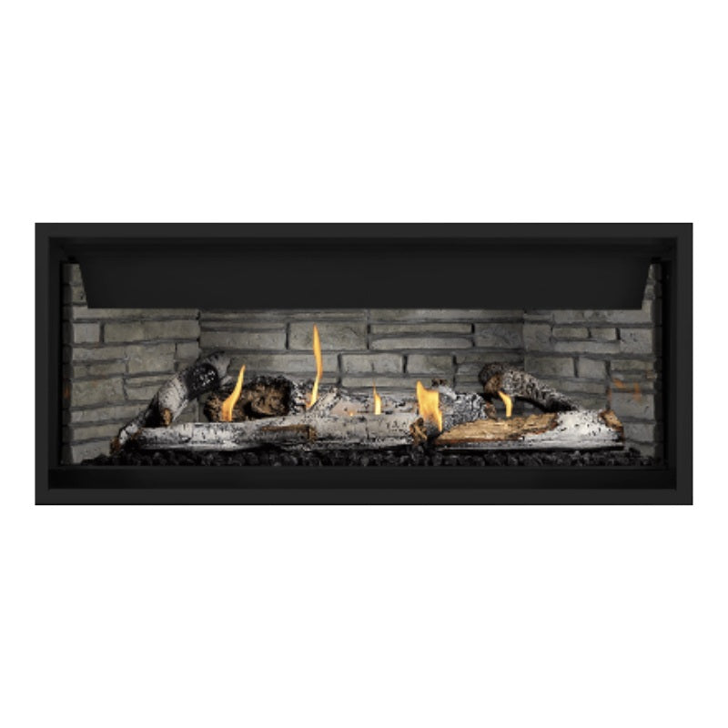 Napoleon Ascent Premium 46 Linear Direct Vent Gas Fireplace - BLP46NTE | Modern Home Heating Solution for Living Rooms & Patios
