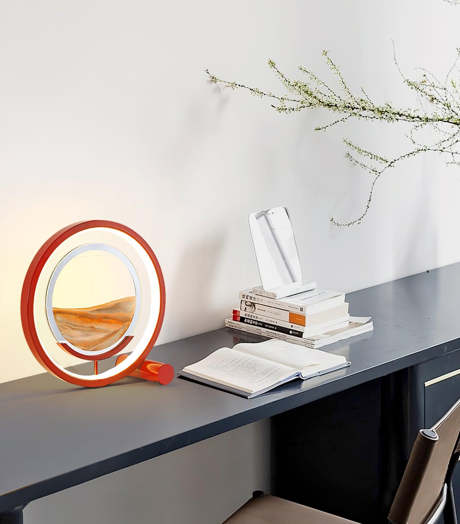 Relaxing Sand Table Lamp - Zen Meditation & Stress Relief Light for Home, Office, Bedroom - Perfect for Yoga, Therapy, and Night Light Use