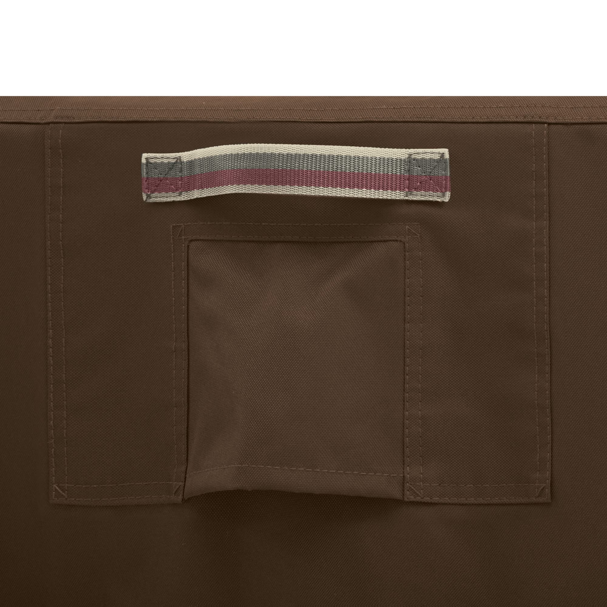 Classic Accessories Madrona Waterproof 100x100x36 Inch Durable Patio Cover, Dark Cocoa - Perfect for Outdoor Furniture Protection and Shade
