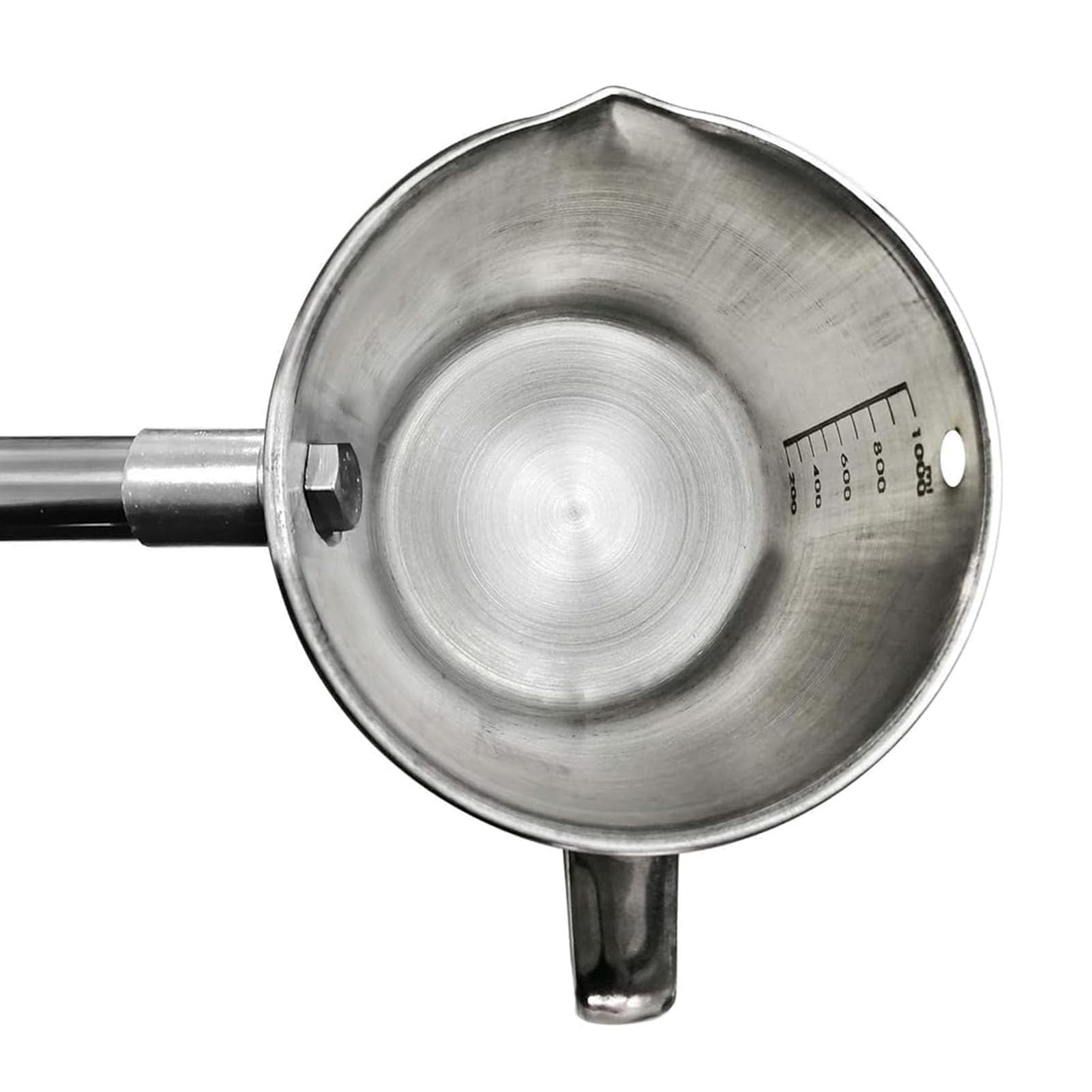 Stainless Steel Telescopic Water Sampling Rod with 1000ml Plastic Ladle - Extendable from 1.17m to 4m (3.8ft to 13ft) - Professional Water Testing Dipper System for Lakes, Ponds & Environmental Monitoring